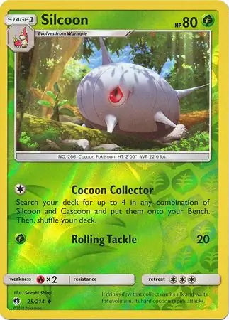 Lost Thunder Silcoon #25/214 reverse holo